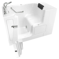 [C3252OD.109.SLW-PC] Gelcoat Premium Series 32 x 52-Inch Walk-in Tub With Soaking Bath - Left-Hand Drain With Faucet - White