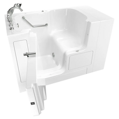 [C3252OD.709.SLW-PC] Gelcoat Value Series 32 x 52-Inch Walk-in Tub With Soaking Bath - Left-Hand Drain With Faucet - White
