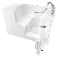 [C3252OD.709.SRW-PC] Gelcoat Value Series 32 x 52-Inch Walk-in Tub With Soaking Bath - Right-Hand Drain With Faucet - White