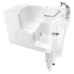 [C3252OD.709.SRW-PC] Gelcoat Value Series 32 x 52-Inch Walk-in Tub With Soaking Bath - Right-Hand Drain With Faucet - White