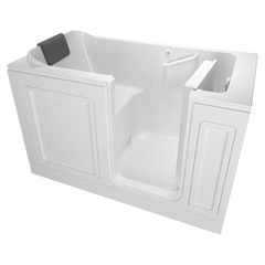 [C3260.219.SRW] Acrylic Luxury Series 32 x 60-Inch Walk-in Tub With Soaking Bath - Right-Hand Drain With Faucet - White