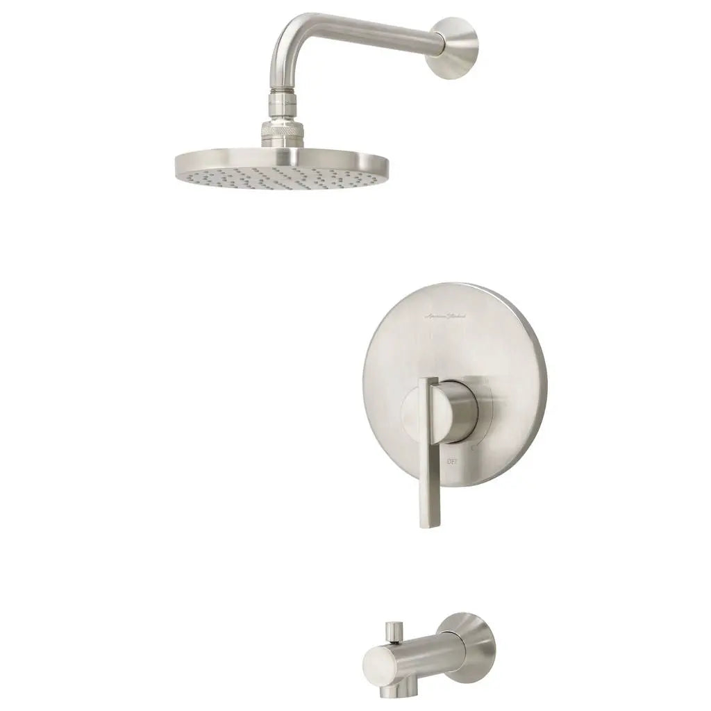 Boulevard Tub and Shower Trim Kit 1.75 gpm/6.6 L/min with 3-Function Showerhead, Double Ceramic Pressure Balance Cartridge and Lever Handle // BRUSHED NICKEL // 135275_Image_TU431508.295_BOULEVARD_Bath_Trim_0_CDNwebp.webp