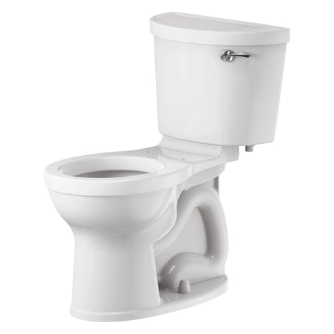 Champion PRO Two-Piece 1.28 gpf/4.8 Lpf Chair Height Round Front Right Hand Trip Lever Toilet less Seat