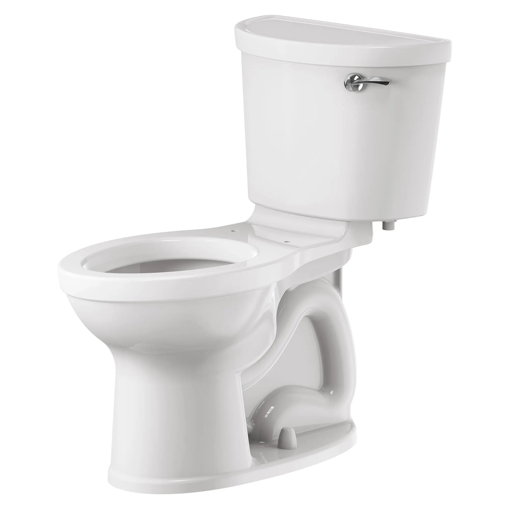 [211AA105.020] Champion® PRO Two-Piece 1.28 gpf/4.8 Lpf Chair Height Elongated Right-Hand Trip Lever Toilet Less Seat - White