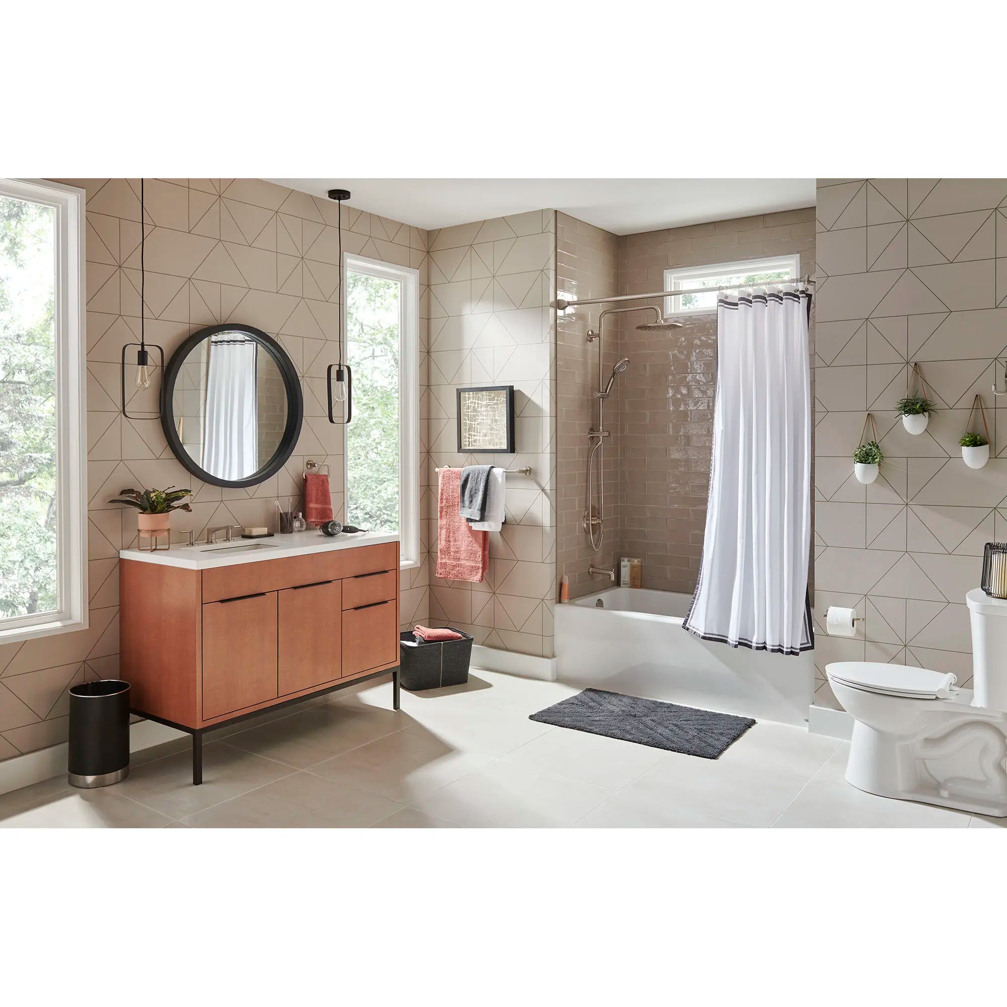 Spectra Versa® 24-Inch 4-Function 1.8 gpm/6.8 L/min Shower System With Rain Showerhead // BRUSHED NICKEL // 153807_B-9035804295_7105857295_238AA114CP020_9038804.295_0_CDNwebp.webp