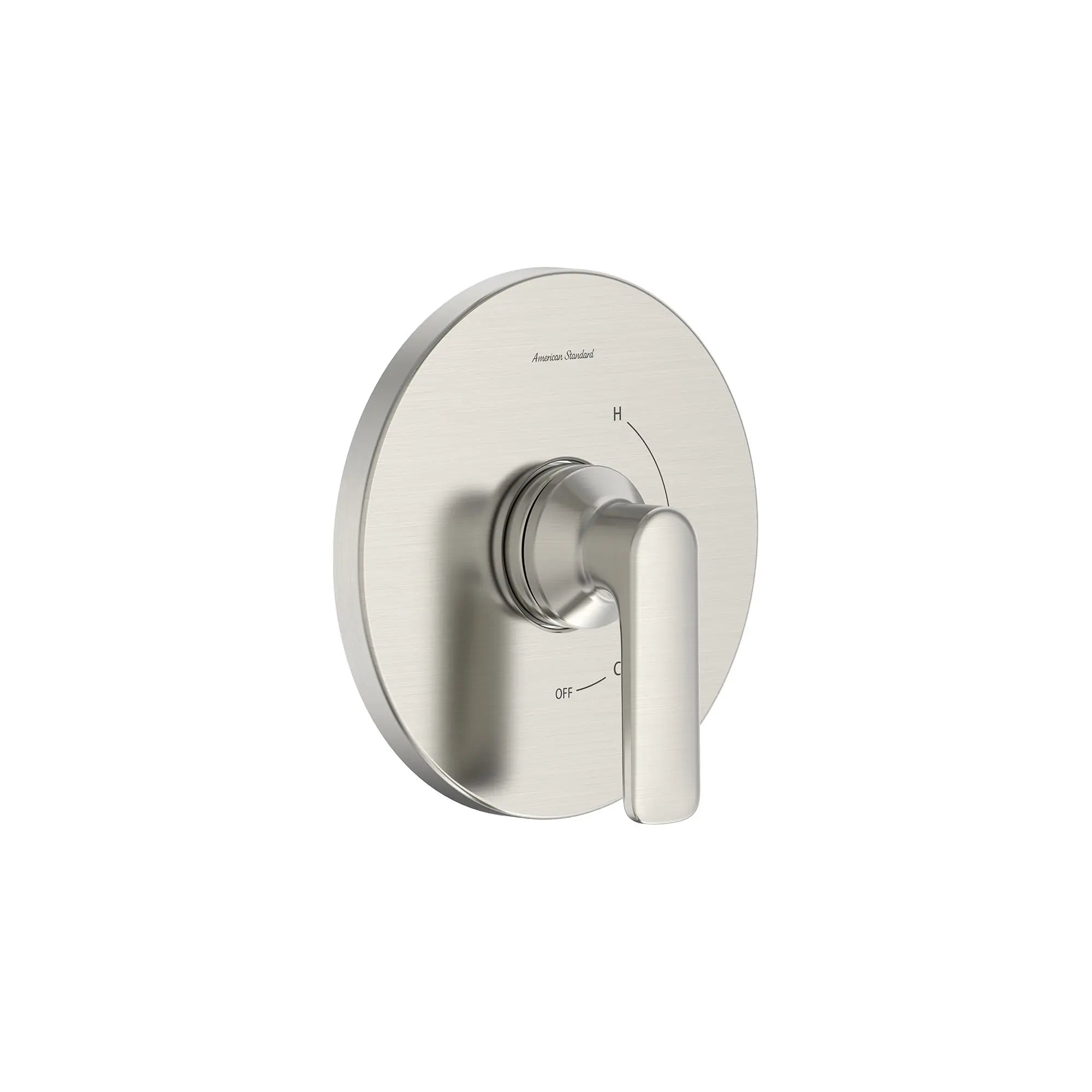 Aspirations Pressure Balance Valve Trim With Double Ceramic Pressure Balance Cartridge and Lever Handle // VALVE ONLY / BRUSHED NICKEL // 155550_Aspirations_SiloRight_tu061500.295_0001_Jan2023_0_CDNwebp.webp