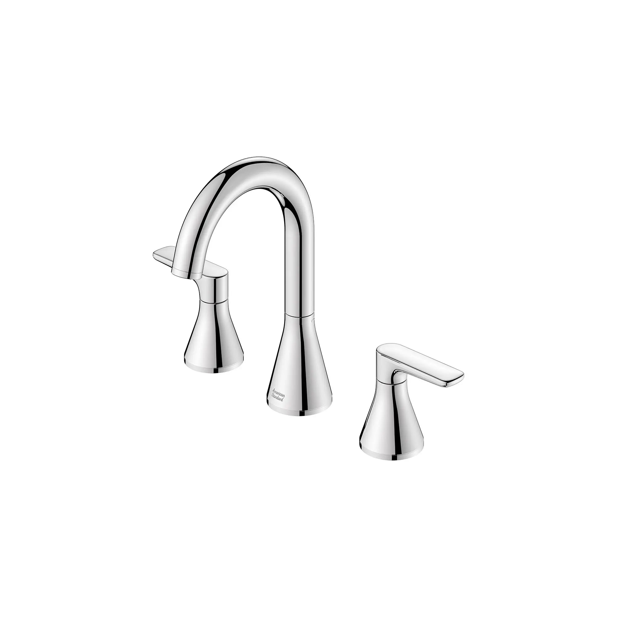 Aspirations® 8-Inch Widespread 2-Handle Bathroom Faucet 1.2gpm/4.5 L/min With Lever Handles // POLISHED CHROME // 155559_Aspirations_SiloLeft_7061801.002_0001_Jan2023_0_CDNwebp_12aca437-7759-45e4-8c51-737825a34a77.webp
