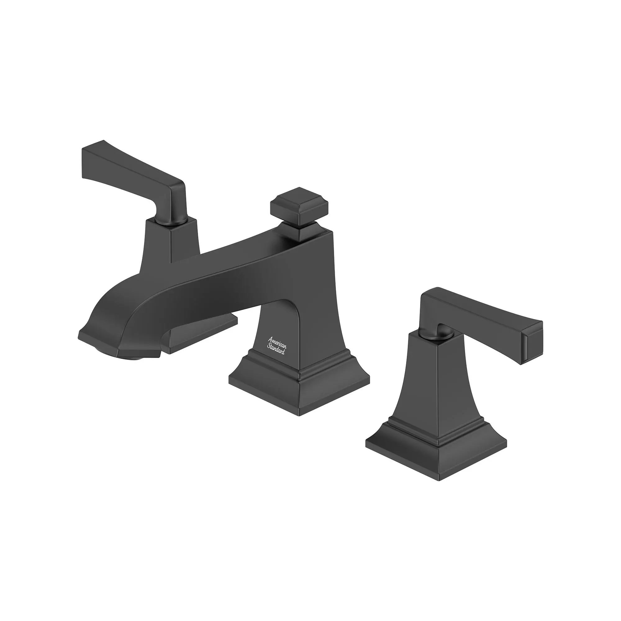 Town Square® S 8-Inch Widespread 2-Handle Bathroom Faucet 1.2 gpm/4.5 L/min With Lever Handles // MATTE BLACK // 166467_TownSquareS_SiloLeft_7455801.243_0002_Jan2023_0_CDNwebp_c348135a-22e3-4de4-9d40-181baa51344e.webp