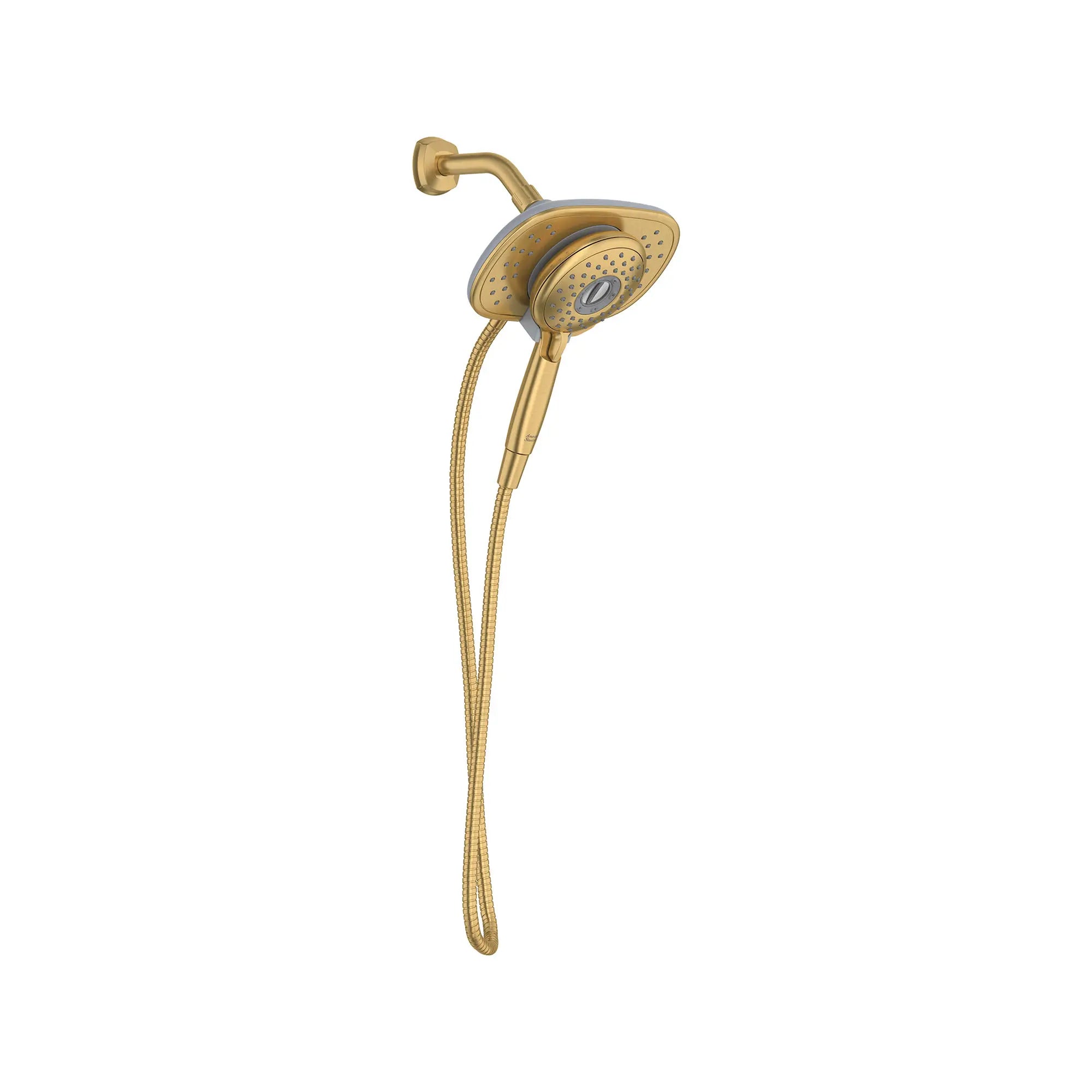 American Standard Spectra+ Duo Duschkopf – 4 Sprühfunktionen, Handbrause & Festbrause, Poliertes Chrom