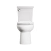 [288AA114.020] H2Optimum® Two-Piece 1.1 gpf/4.2 Lpf Chair Height Elongated Toilet Less Seat - White