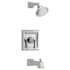 [T555522.002] Town Square 2.5 GPM Tub and Shower Trim Kit with Rain Showerhead and Lever Handle - Polished Chrome