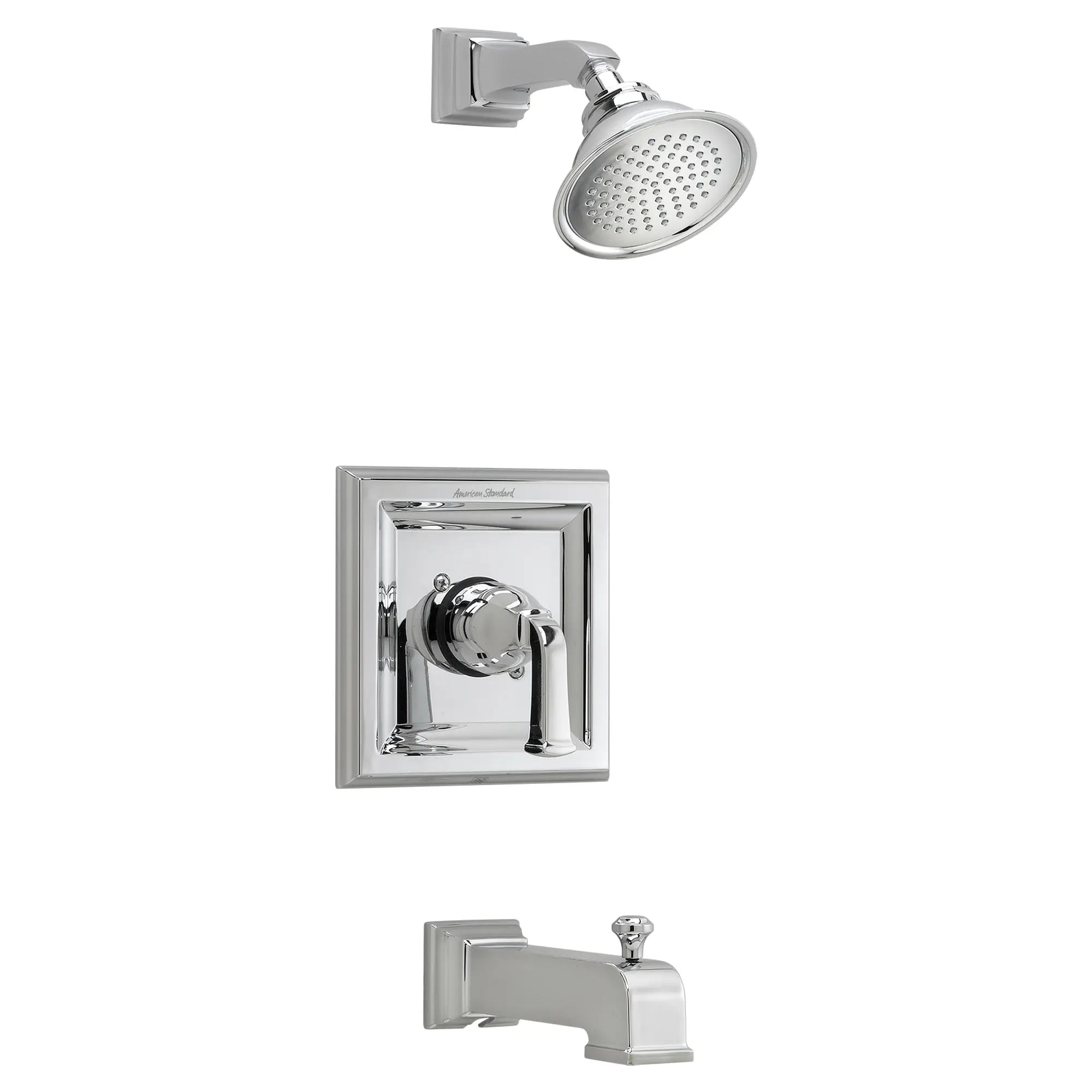 Town Square 2.5 GPM Tub and Shower Trim Kit with Rain Showerhead and Lever Handle // POLISHED CHROME // 166737_P-T555522002_02_0_CDNwebp.webp