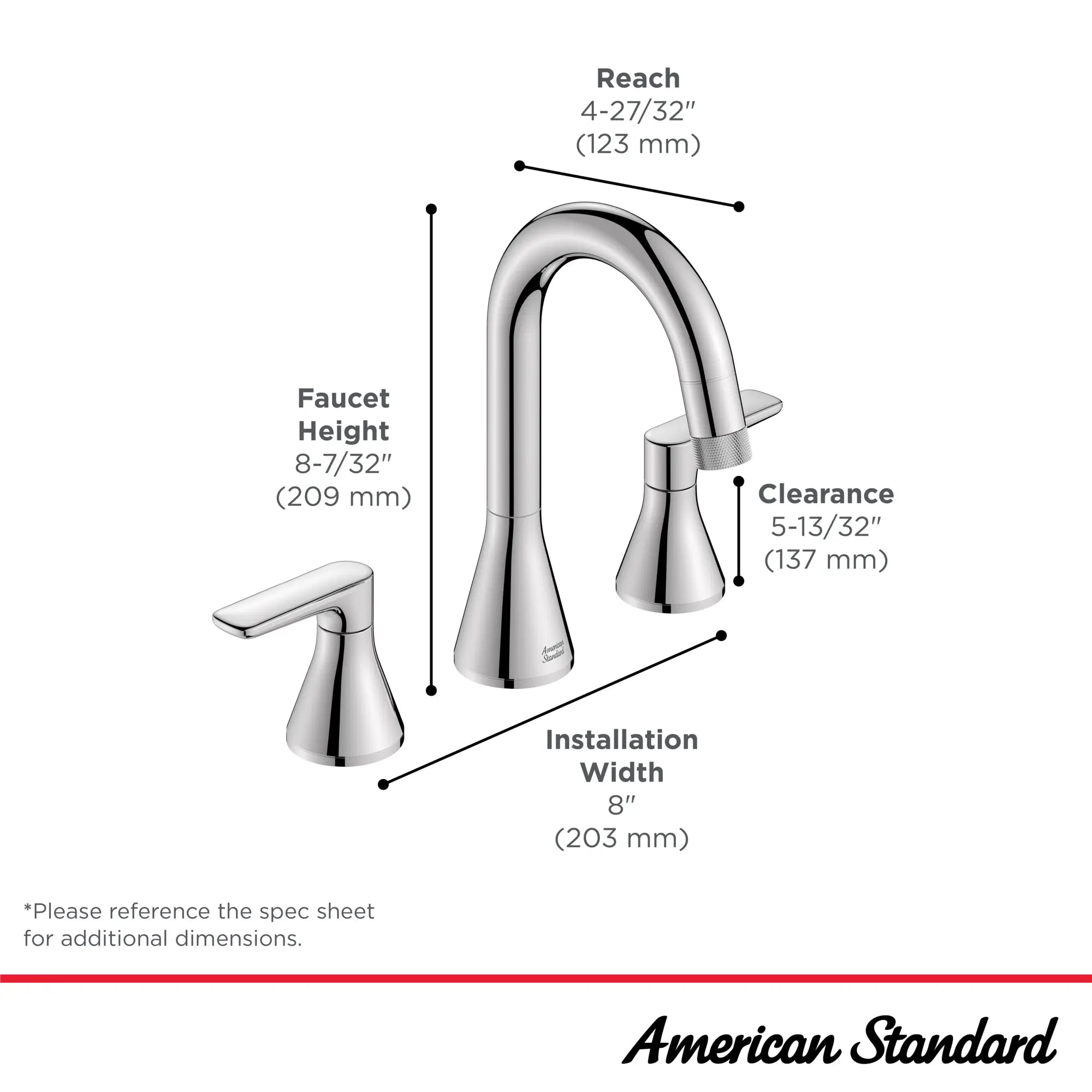 Aspirations® 8-Inch Widespread 2-Handle Pull-Down Bathroom Faucet 1.2gpm/4.5 L/min With Lever Handles // POLISHED CHROME // 167341_Aspirations_Infographic_7061821_0006_AUG2023_0_CDNwebp.webp
