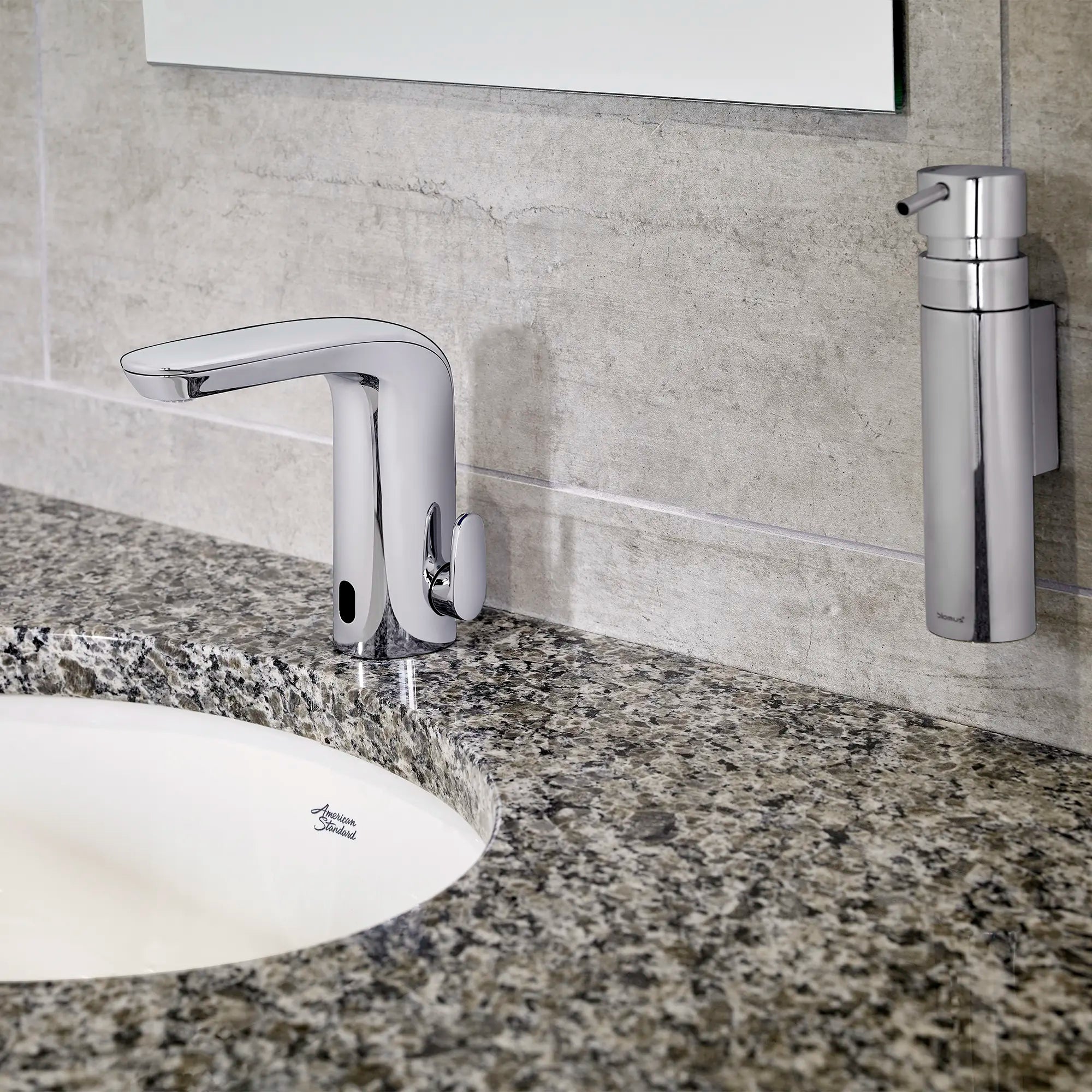 NextGen Selectronic® Touchless Faucet, Battery-Powered With SmarTherm Safety Shut-Off + ADM, 0.5 gpm/1.9 Lpm // POLISHED CHROME // 167362_B-7755305002_01_0_CDNwebp_2e9a2127-d866-4999-9c18-04689b4bb5e7.webp