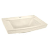 [0329001.222] Townsend® 24 x 18-Inch Above Counter Sink With Center Hole Only - White