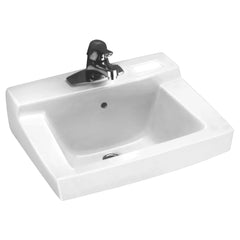 [0321975.020] Declyn® Wall-Hung Sink Less Overflow with 4-Inch Centerset, for Concealed Arms - White