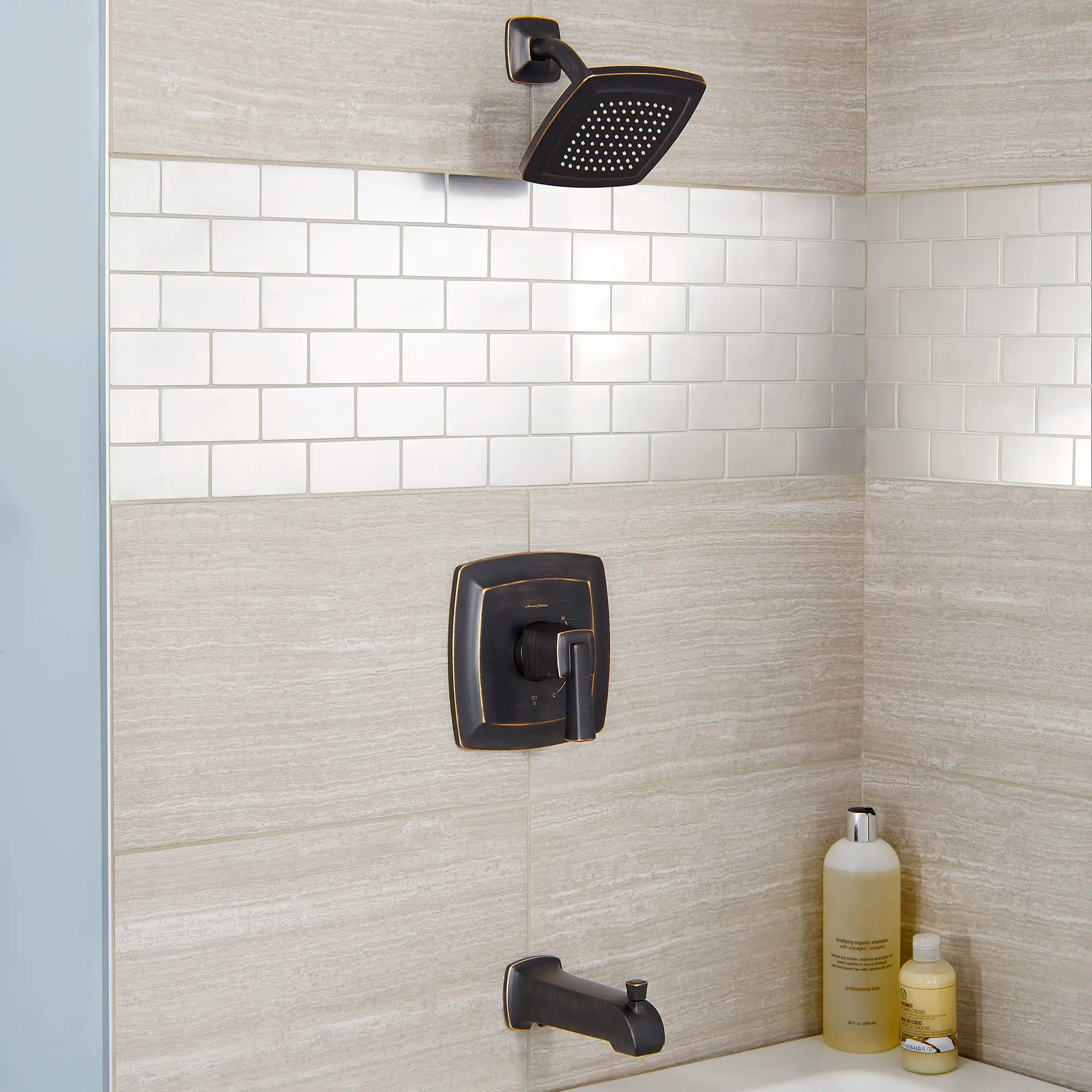 Townsend 1.75 Tub and Shower Trim Kit with Water-Saving Showerhead and Lever Handle // LEGACY BRONZE // 168103_B-T353508278_0_CDNwebp.webp