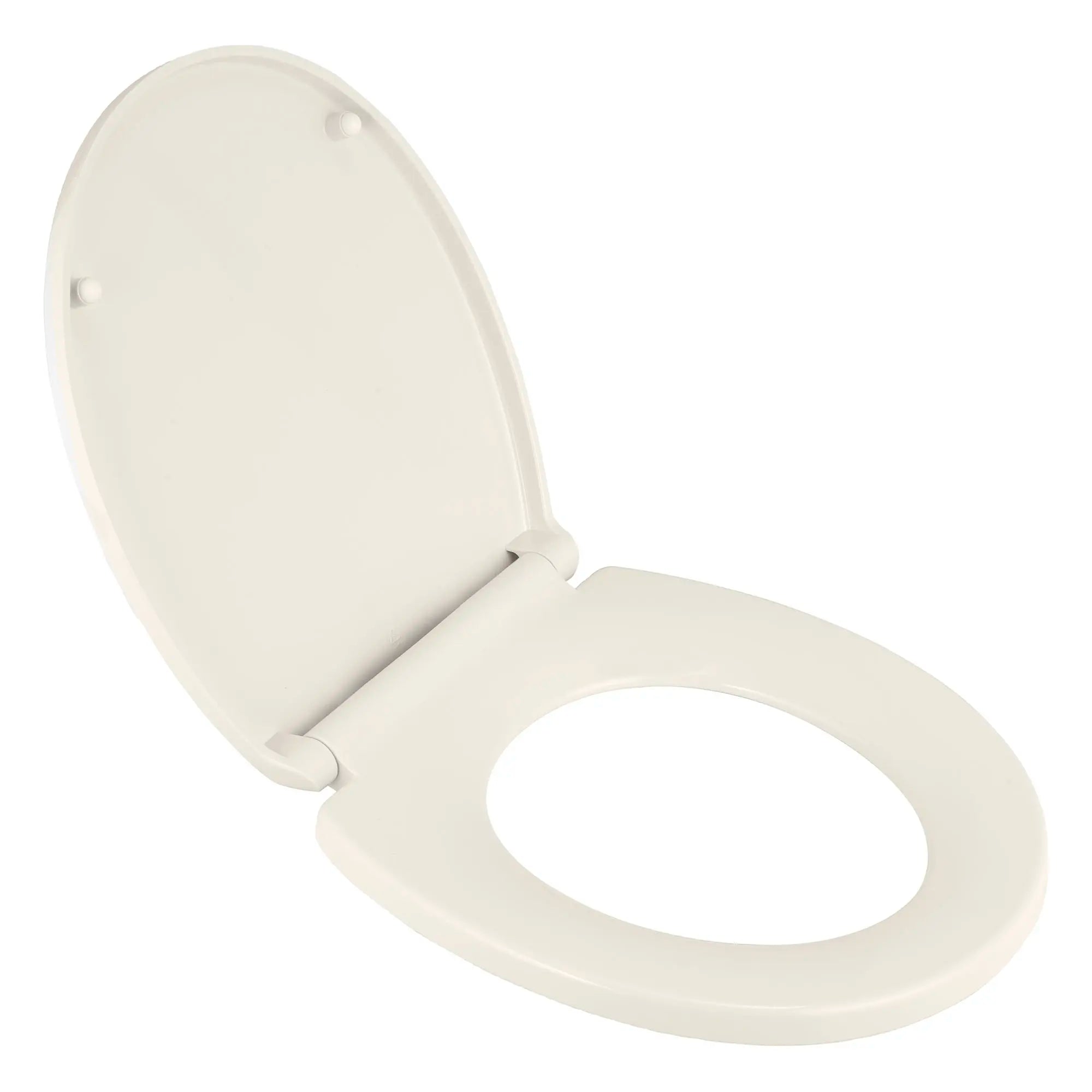 Transitional Slow-Close & Easy Lift-Off Round Front Toilet Seat // LINEN // 168188_5024B65G222_1_Open_0_CDNwebp.webp