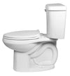 [702AA154.020] Sonoma Two-Piece 1.28 gpf/4.8 Lpf Chair Height Elongated Complete Toilet With Seat and Lined Tank - White
