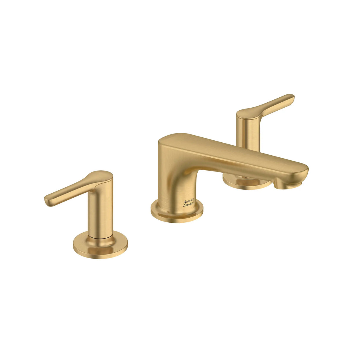 Studio® S Widespread Low Spout Lever Handles 1.2 gpm/4.5 L/min With Lever Handles // BRUSHED COOL SUNRISE // 168565_StudioS_SiloRight_7105857.GN0_0001_Jan2023_0_CDNwebp_da3b34af-43df-439f-97c4-b35fe6284232.webp