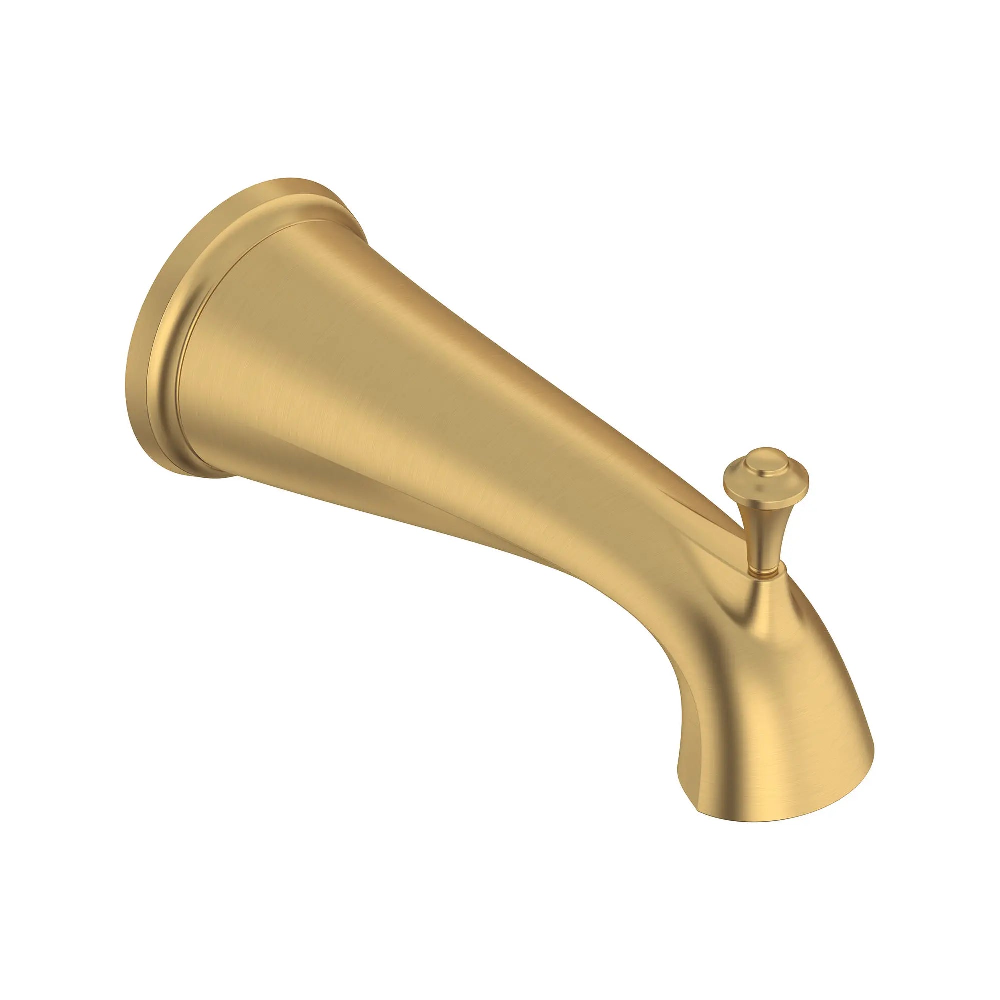 Delancey® 8-1/8-Inch Slip-On Diverter Tub Spout // BRUSHED COOL SUNRISE // 168604_Delancey_SiloRight_8888105.GN0_0001_Mar2023_0_CDNwebp.webp