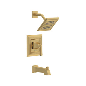 [TU455508.GN0] Town Square S 1.75 gpm/6.8 L/min Tub and Shower Trim Kit With Water-Saving Showerhead, Double Ceramic Pressure Balance Cartridge With Lever Handle - Polished Chrome