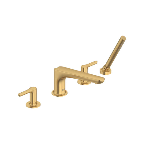 Studio® S  Bathtub Faucet With Lever Handles and Personal Shower for Flash® Rough-In Valve
