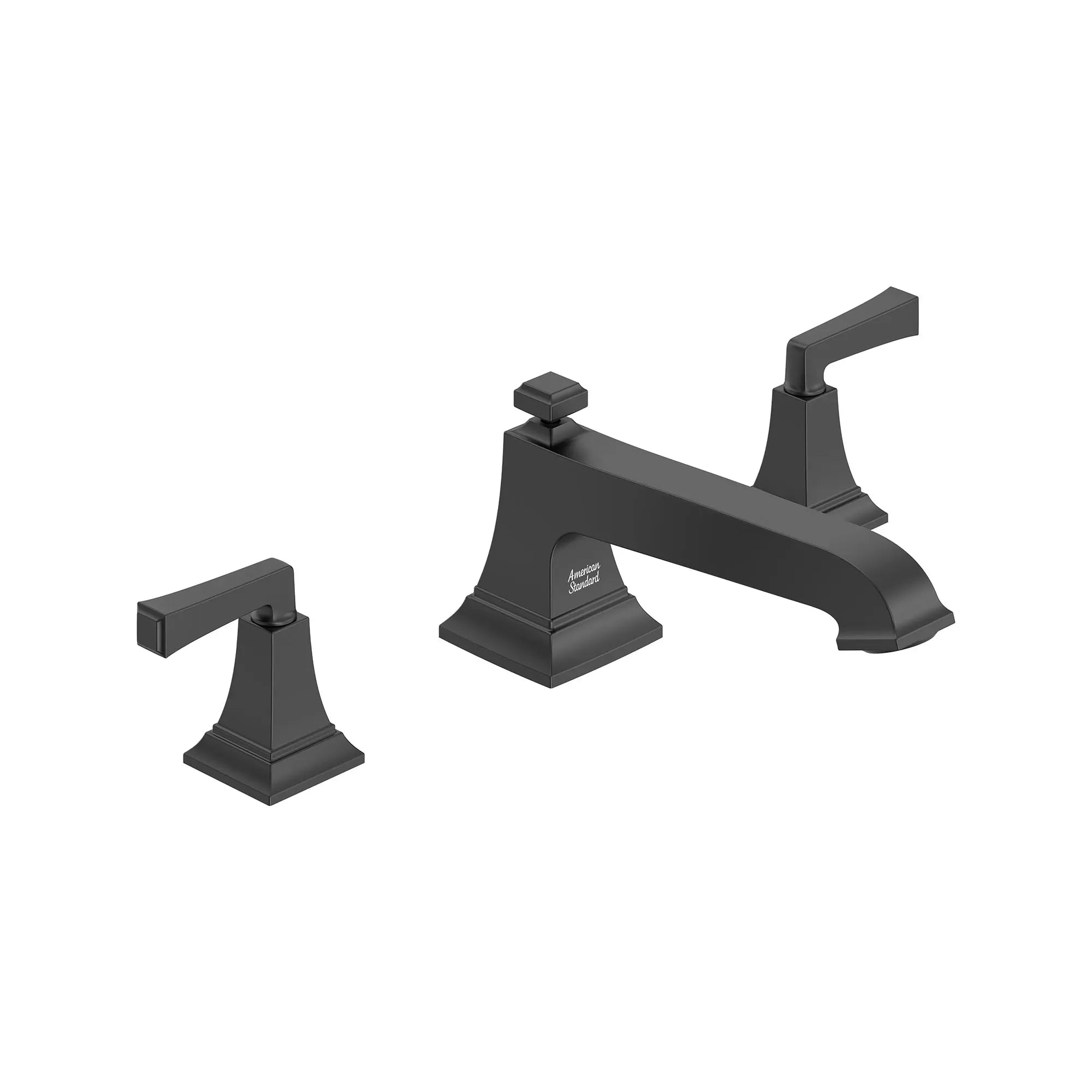 Town Square® S Bathub Faucet With Lever Handles for Flash® Rough-In Valve // MATTE BLACK // 168730_TownSquareS_SiloRight_T455900.243_0001_Jan2023_0_CDNwebp.webp
