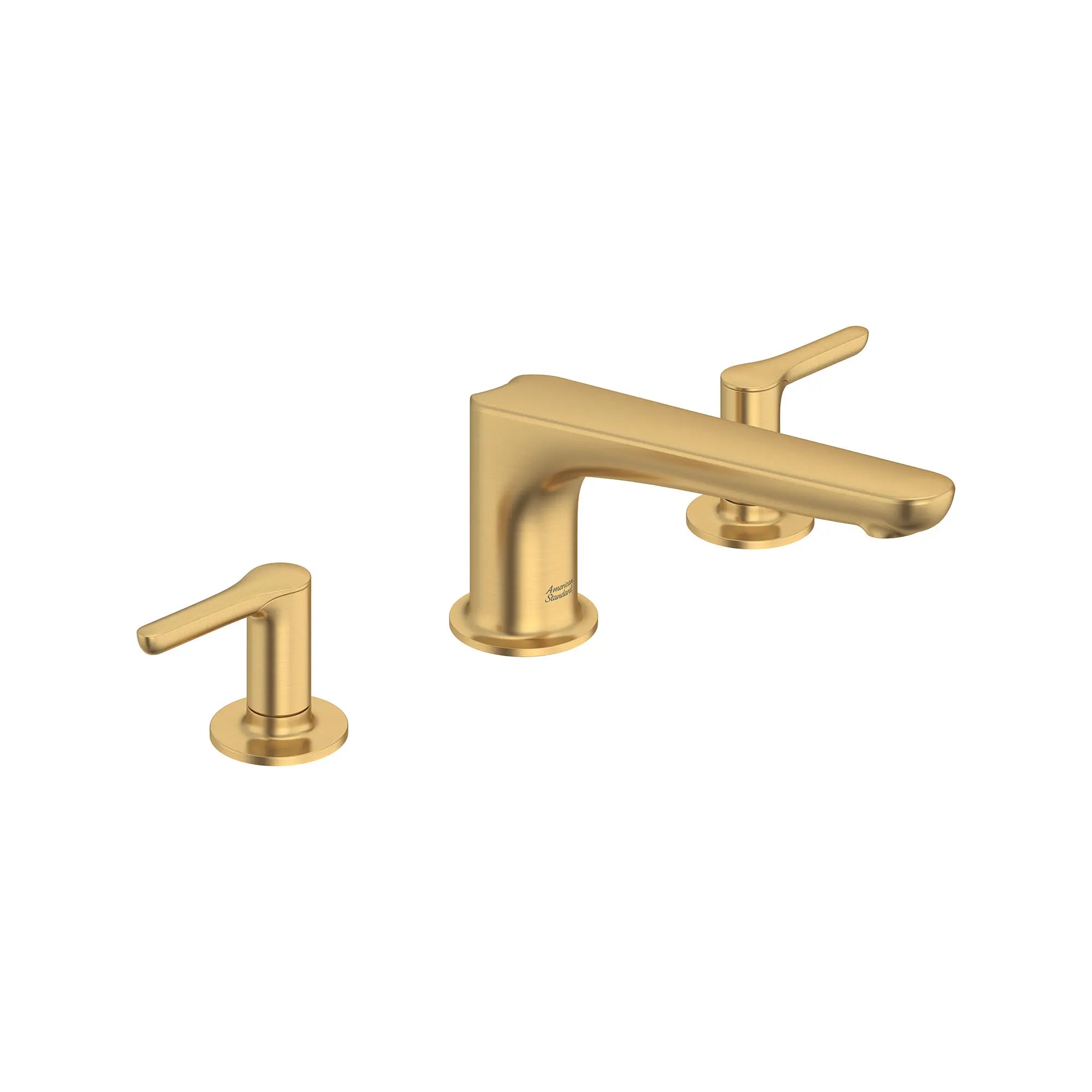 Studio® S Bathtub Faucet With Lever Handles for Flash® Rough-In Valve // BRUSHED COOL SUNRISE // 168763_StudioS_SiloRight_T105900.GN0_0001_Mar2023_0_CDNwebp.webp