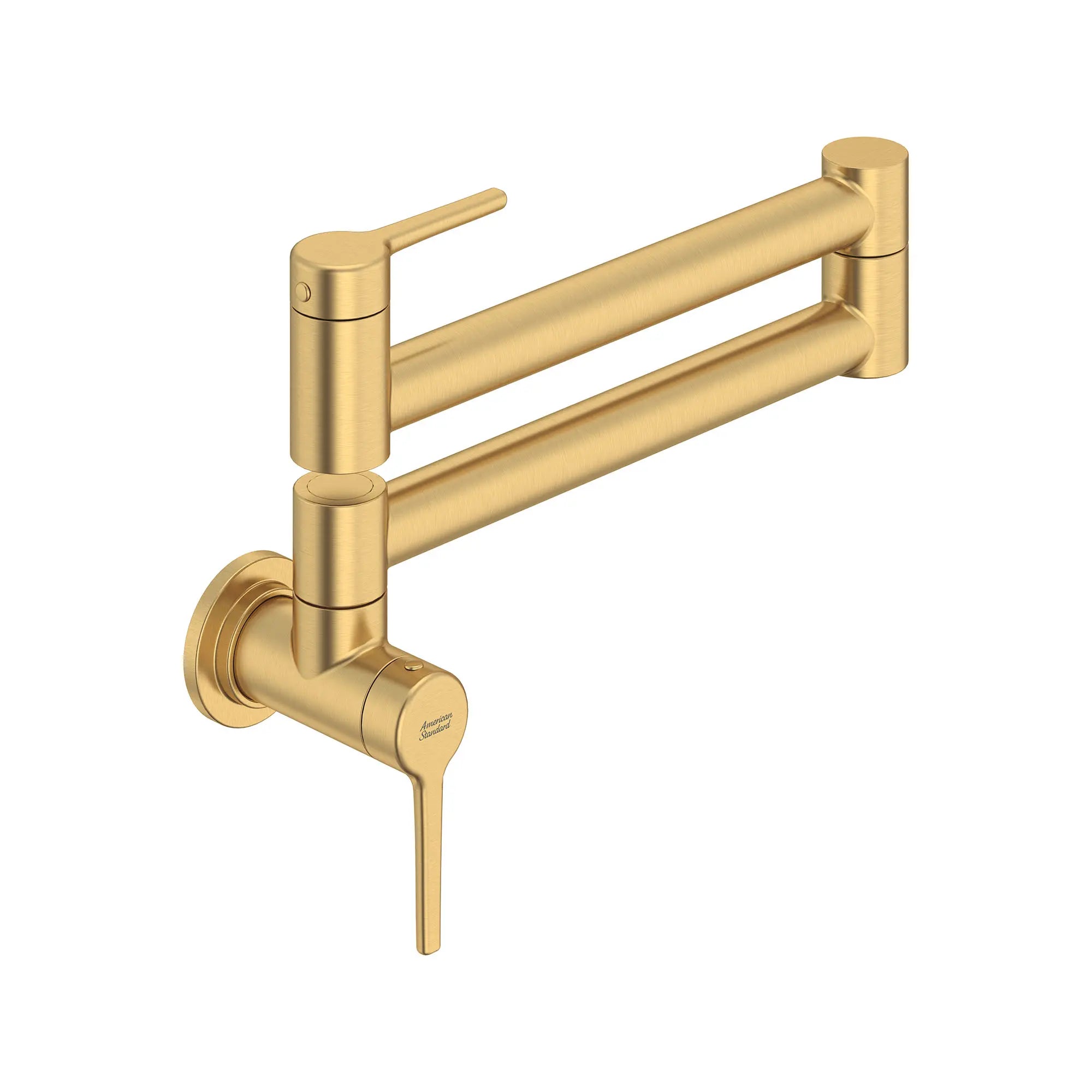 Studio® S Wall-Mount Pot Filler Kitchen Faucet // BRUSHED COOL SUNRISE // 168766_StudioS_SiloRight_4803900.GN0_0001_Mar2023_0_CDNwebp.webp