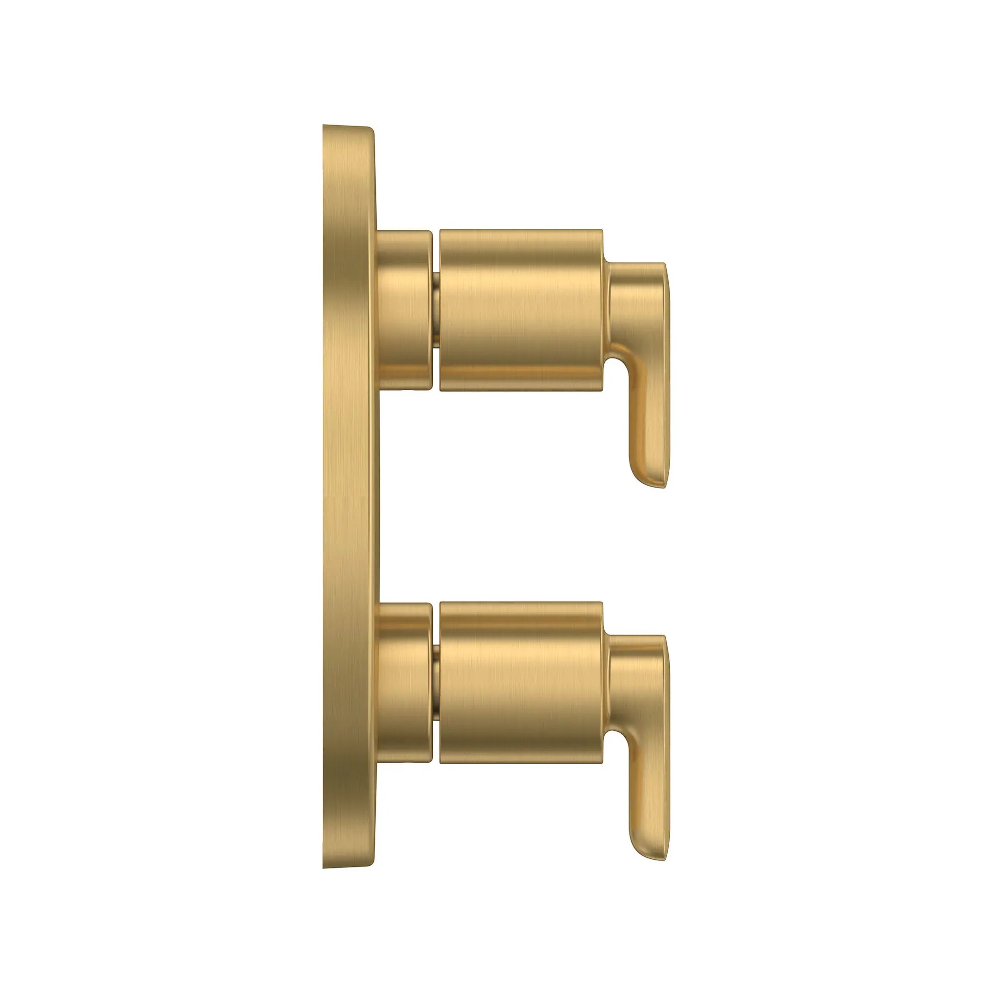 Studio® S 2-Handle Integrated Shower Diverter Trim Only // BRUSHED COOL SUNRISE // 168805_Studio_S_SiloSide_tu105740.GN0_0001_Apr2023_0_CDNwebp.webp