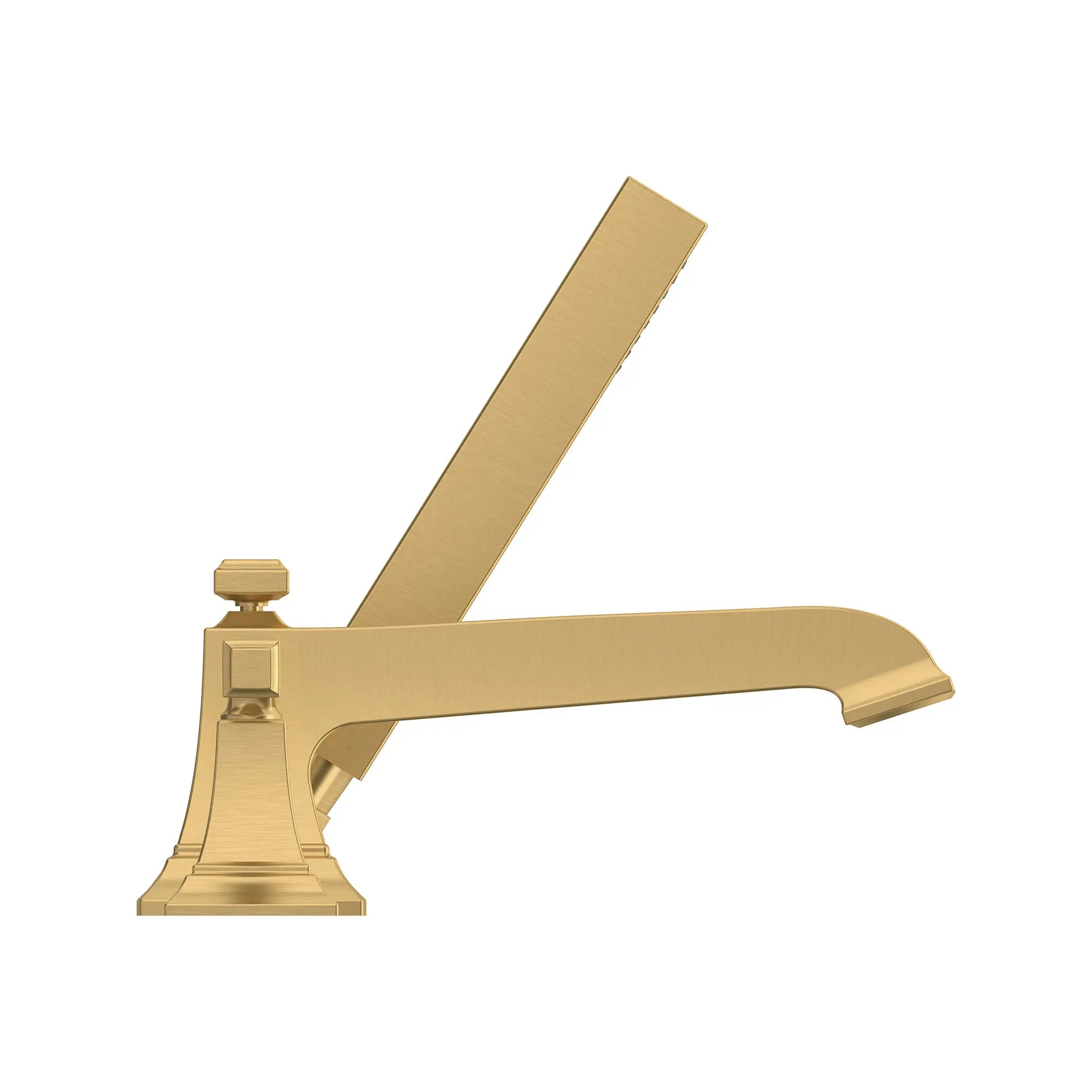 Town Square® S Bathub Faucet With Lever Handles and Personal Shower for Flash® Rough-in Valve // BRUSHED COOL SUNRISE // 168850_TownSquareS_SiloSide_T455901.GN0_0001_Apr2023_0_CDNwebp.webp