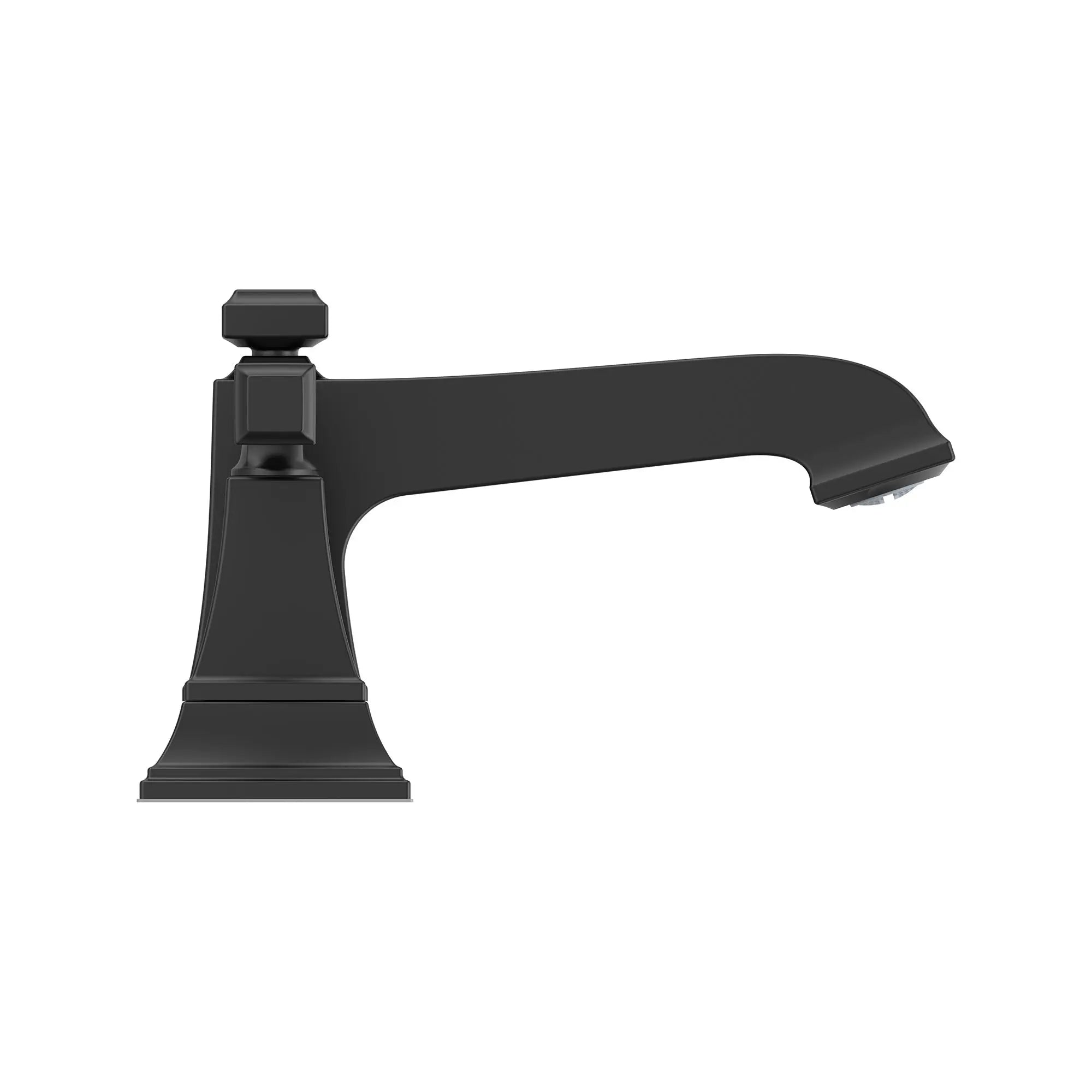 Town Square® S 4-Inch Centerset 2-Handle Bathroom Faucet 1.2 gpm/4.5 L/min With Lever Handles // MATTE BLACK // 168864_TownSquareS_SiloSide_7455207.243_0003_Jan2023_0_CDNwebp.webp