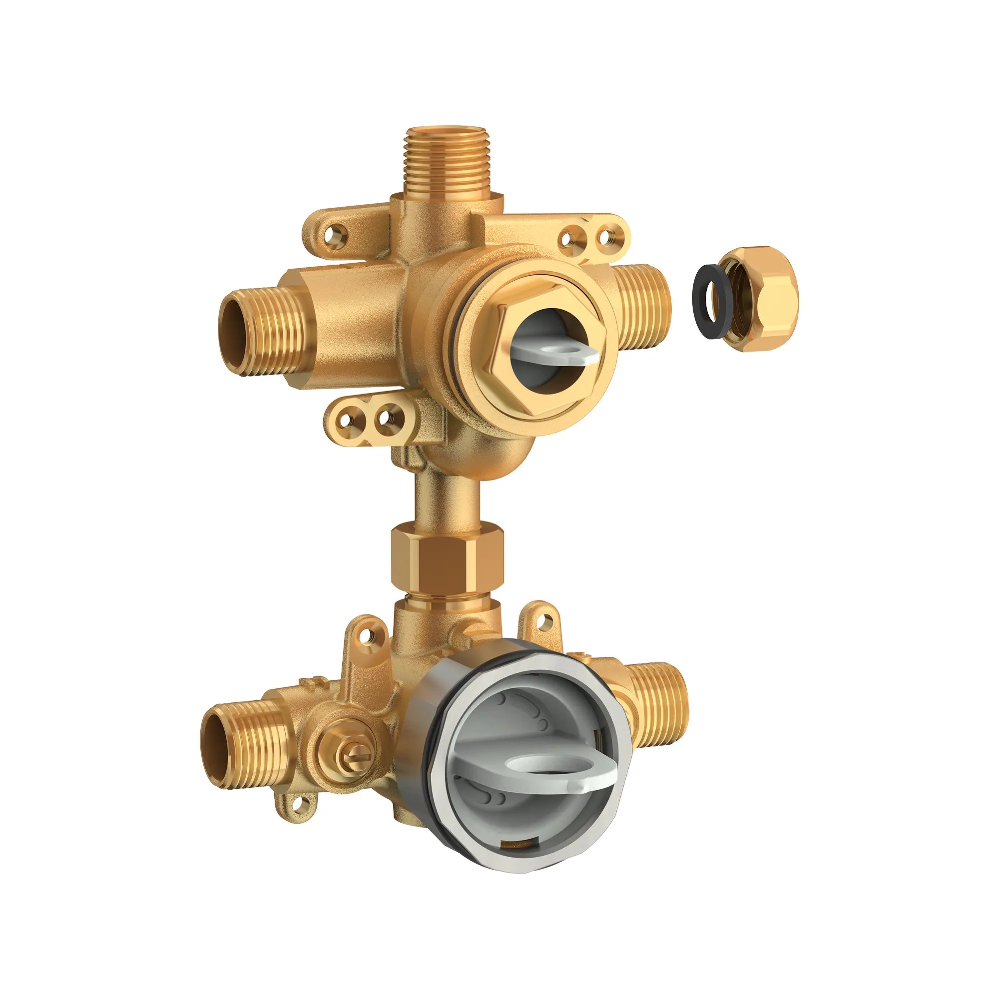 Flash® Pressure Balance Valve Rough-In with Integrated Diverter  // NO FINISH // 169010_Parts_SiloRight_Ru520_0001_May2023_0_CDNwebp.webp