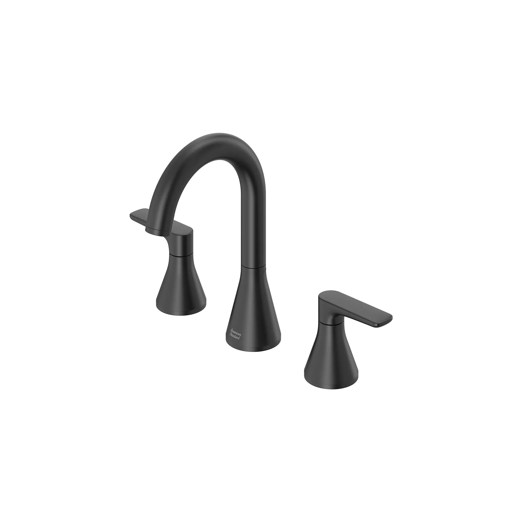 Aspirations® 8-Inch Widespread 2-Handle Bathroom Faucet 1.2gpm/4.5 L/min With Lever Handles // MATTE BLACK // 169260_Aspirations_SiloLeft_7061801.243_0001_Jun2023_0_CDNwebp_e3ad3da5-4174-4d53-b186-1d9d36731876.webp