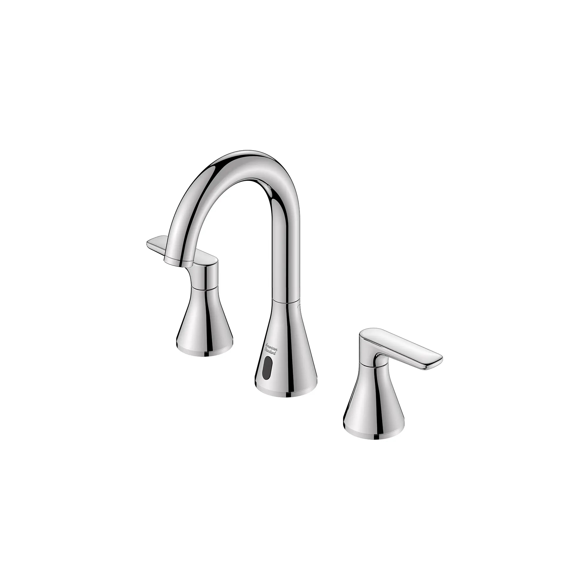 Aspirations® 8-Inch Hybrid Wideset Bathroom Faucet 1.2gpm/4.5L/min With Lever Handles // POLISHED CHROME // 169266_Aspirations_SiloLeft_7061857.002_0001_Jun2023_0_CDNwebp_46bd8537-0616-443b-829b-ee39268ea6c7.webp