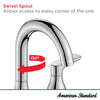 [7061801.002] Aspirations 8-Inch Widespread 2-Handle Bathroom Faucet 1.2 gpm/4.5 L/min With Lever Handles - Polished Chrome