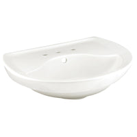 [0268008.020] Ravenna® 8-Inch Widespread Pedestal Sink Top - White
