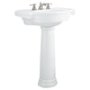 [0282800.020] Retrospect® 8-Inch Widespread Pedestal Sink Top and Leg Combination - White