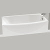 [2647102.011] Saver 60x34 inch Integral Apron Bathtub, Right Hand Drain - Arctic