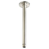 [1660190.295] Rain 12-Inch Ceiling Mount Rain Showerhead Arm - Polished Chrome