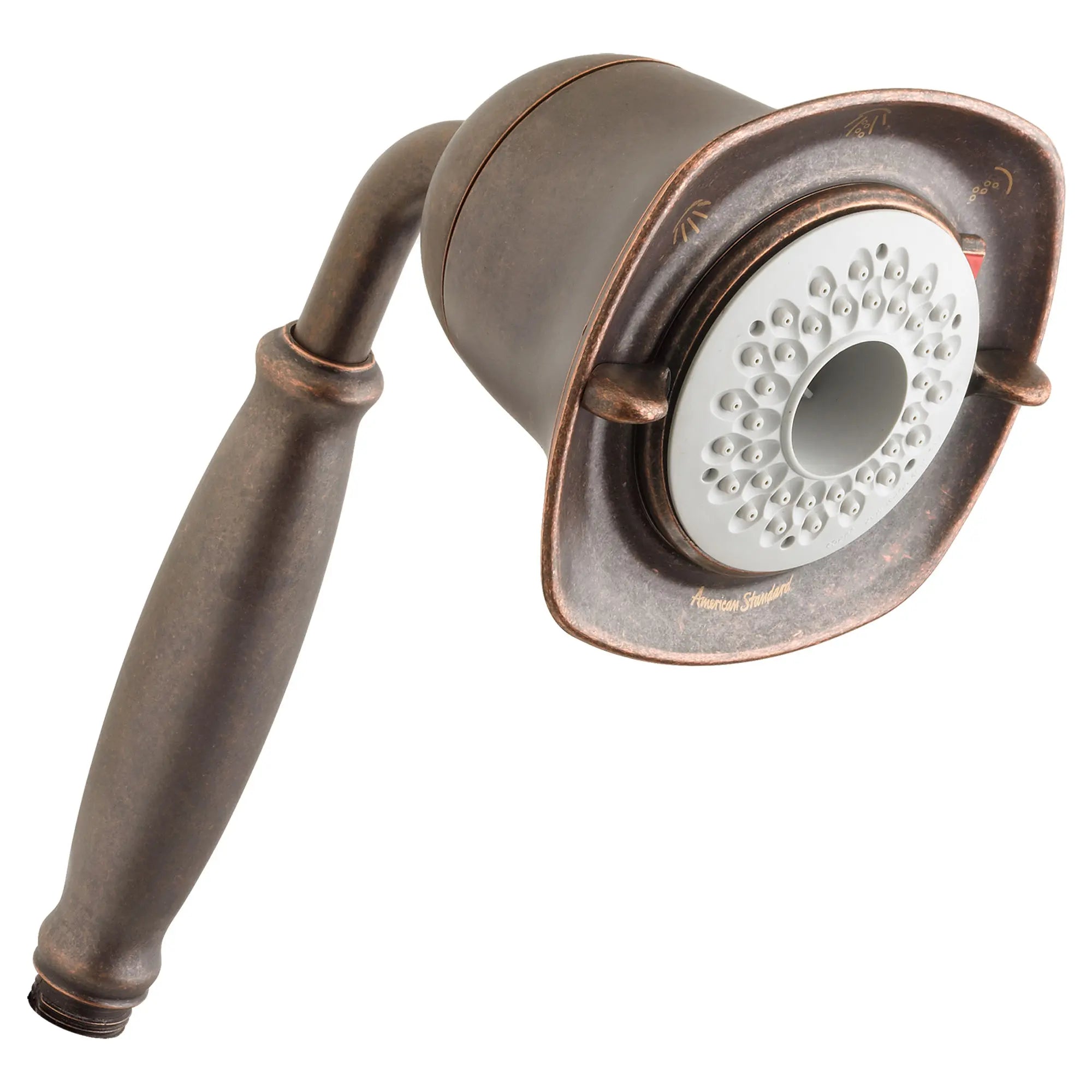 FloWise Square Transitional 2.0 GPM 10-In. 3-Function Hand Shower // OIL RUBBED BRONZE // 169981_P-1660843224_02_0_CDNwebp.webp