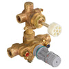 [R522S] 2-Hdl Thermo Rgh Valve W/2Way Div-Shared - No Finish