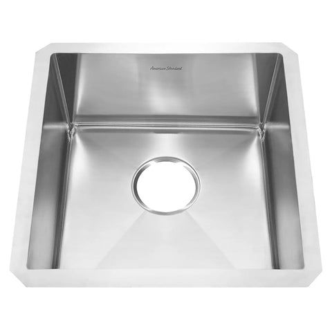Pekoe® 17 x 17-Inch Stainless Steel Undermount Single Bowl Kitchen Sink