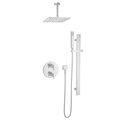 Square Minimalist 2.5 GPM Single-Function Wand Hand Shower