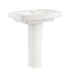[0328100.020] Townsend® Center Hole Only Pedestal Sink Top and Leg Combination - White