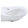 [0611001.020] Cornice Center Hole Only Pedestal Sink Top - White