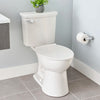 [238AA114.020] VorMax® Two-Piece 1.0 gpf/3.8 Lpf Chair Height Elongated Toilet Less Seat - White