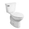 [215FA104.020] Cadet® PRO Two-Piece 1.28 gpf/4.8 Lpf Compact Chair Height Elongated Toilet Less Seat - White