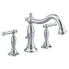 [7440900.002] Quentin Bathtub Faucet for Flash Rough-in Valve with Lever Handles - Polished Chrome